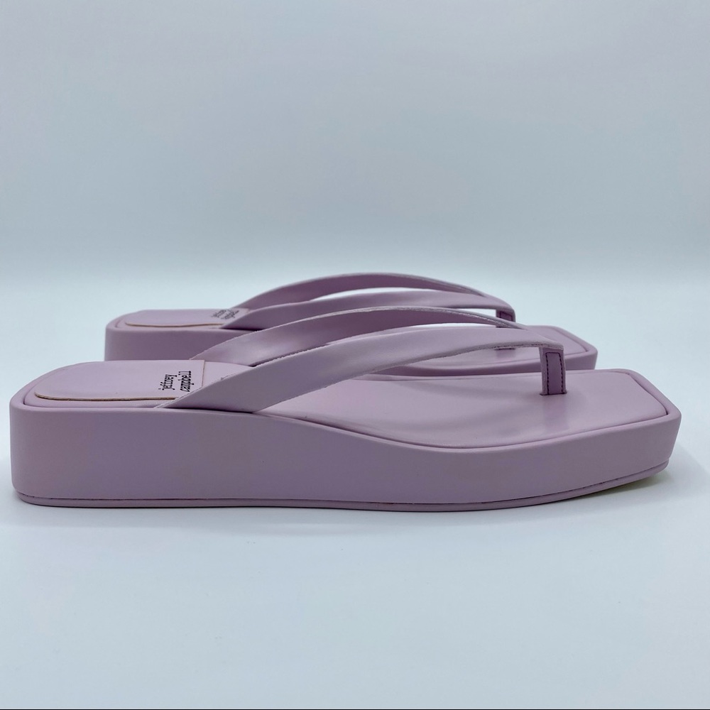 Jeffrey Campbell Dusty Lilac Flavio Platform Flip Flop Sandal - Picture 10 of 15